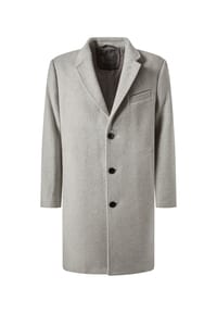 pierre cardin - Mantel aus hochwertigem Materialmix - Schwarz