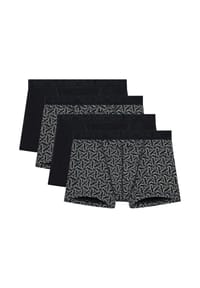 HOM - Retro Short / Pant 4er Pack Tom - Schwarz