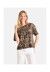 LIEBLINGSSTÜCK - T-Shirt, Baumwolle, für Damen - 160P1 BROWNIE