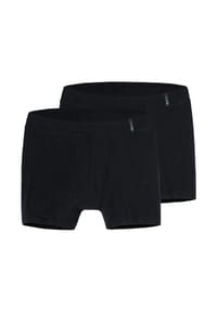 SCHIESSER - Retro Short / Pant 2er Pack Long Life Soft - Blauschwarz