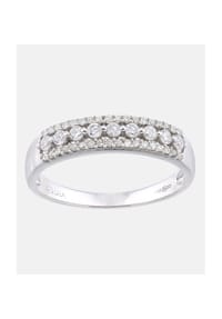 Diamant L'eternel - Eternity Ring, mit 0.33 ct Diamant, 375 Weißgold - white gold