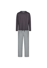 Phil & Co. Berlin - Pyjama Flanell - grau/schwarz