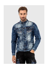 CIPO & BAXX® - Jacke im trendigen Design - BLUE