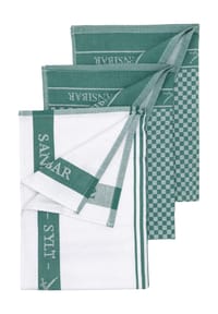 SANSIBAR - Geschirrtücher, 3er-Pack - BLAU