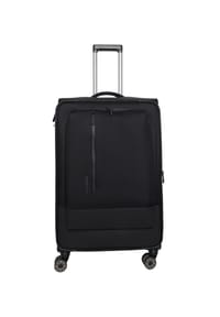 travelite CROSSLITE - 4-Doppelrollen-Trolley, Teleskopstange, TSA-Zahlenschloss - 01 SCHWARZ