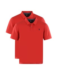 hajo - Poloshirt 2er Pack Pique - Admiralsblau