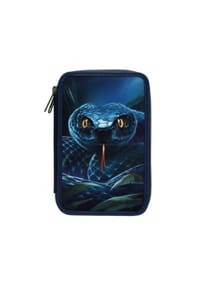 DEPESCHE - Federtasche Dino World & Action, befüllt - BLAU