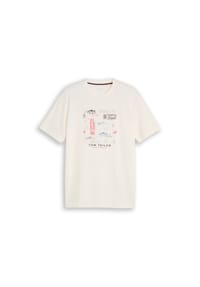TOM TAILOR - T-Shirt, Waffelstruktur, für Herren - 10348 GARDEN WHIT