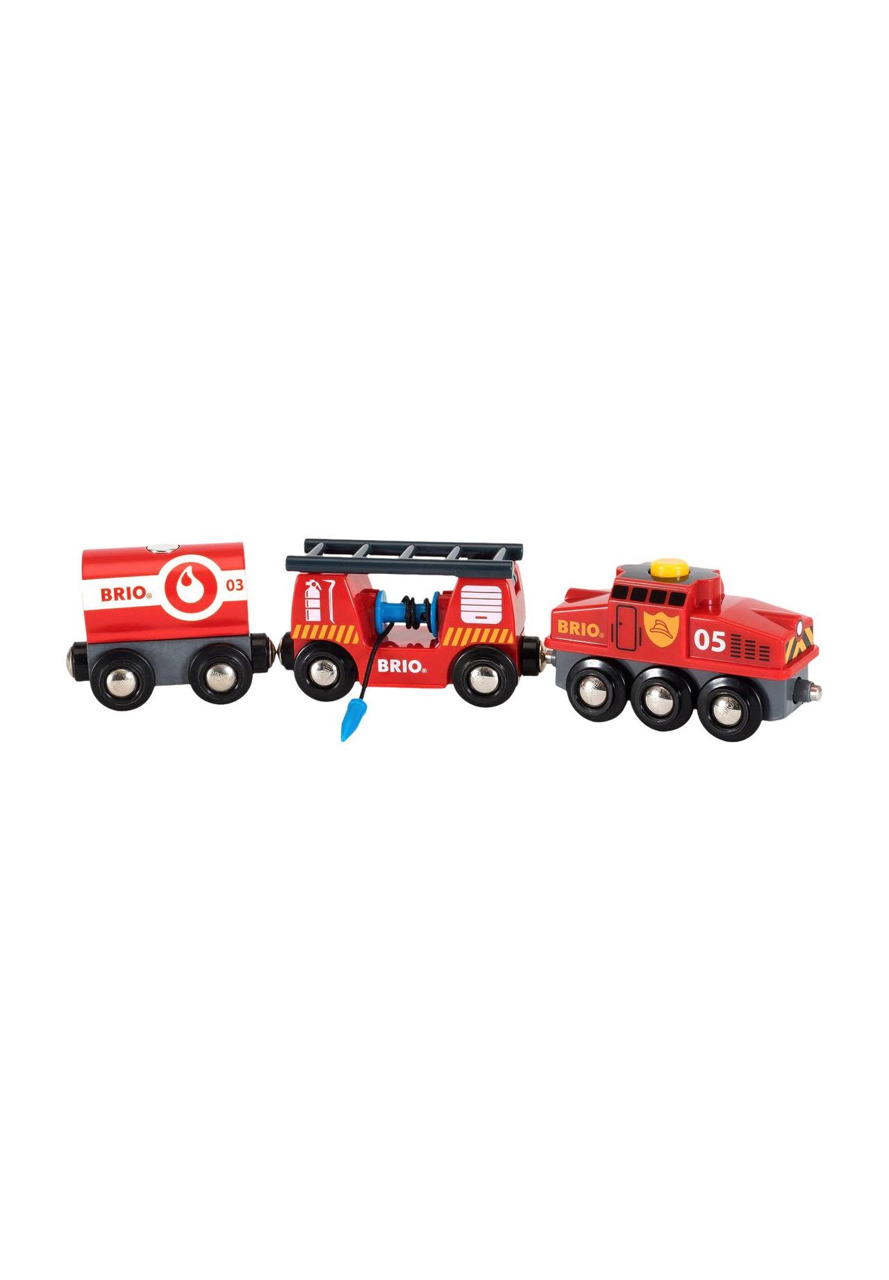 BRIO® - Feuerwehr-Löschzug - Spielzeugauto - Rot, Schwarz - 3+ - Image 22