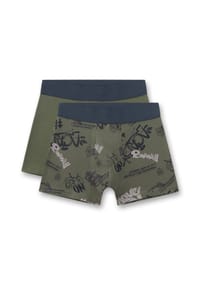 Sanetta - Boxershorts, 2er-Pack, für Kinder - 40047 OLIVE