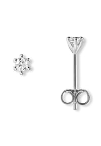 ONE ELEMENT Shine Bright Line - Zirkonia Ohrringe Ohrstecker aus 925 Silber - silber