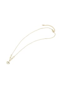 Adelia's Heart Collection - Halskette – Herz aus Edelstahl mit Perlmutt 42+5 - gold