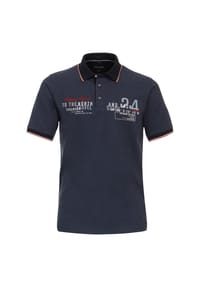 CASAMODA - Herren Polo-Shirt uni - Dunkelblau