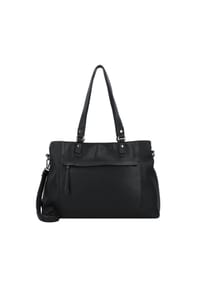 TOM TAILOR LAREA - Shopper, Kunstleder, Reißverschluss, für Damen - BLACK
