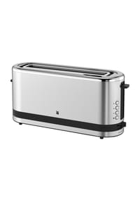 WMF - Langschlitz-Toaster, Brötchenaufsatz, 900 Watt - SILBER