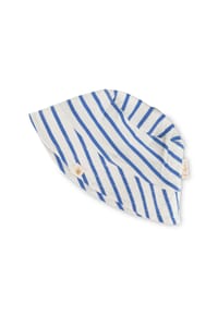sigikid® - Hut Tiger & Löwe ,  für Kinder - Weiß-Blau gestreift
