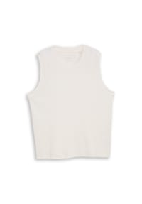 DENIM TOM TAILOR - Tanktop, Baumwolle, für Herren - 12906 WOOL WHITE