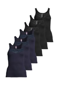 -con-ta- - Unterhemd / Top 6er Pack Modal - Marine
