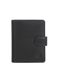 DuDu - Bilbao Geldbörse RFID Schutz Leder 8.5 cm - black pop