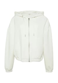 s.Oliver - Sweatjacke, Kapuze, für Damen - 0210 WHITE
