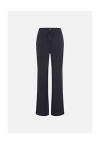 olsen - Hose mit weitem Bein und elastischem Bund - Dark Navy