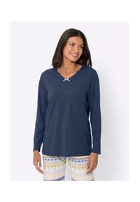 SIEH AN! - Schlafanzug-Shirt - jeansblau