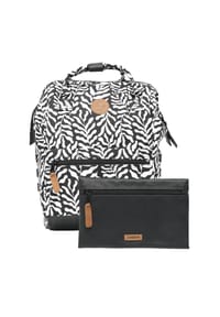 CABAÏA - Daypack, Label, Zweiwegereißverschluss - MULTI BLACK/WHITE