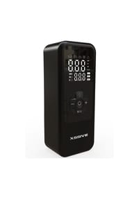 COFI - Xssive Tragbarer Luftkompressor mit Digitaler Anzeige 5200mAh - Schwarz 17 x 9,5 x 8 cm