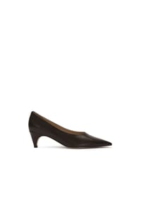 ONE ELEMENT - Dunkelbraune Pumps mit verlängerter Nase - Dunkelbraun
