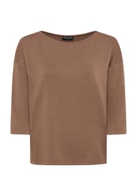 MANGUUN collection - Shirt, U-Boot-Ausschnitt, für Damen - 2 CAMEL