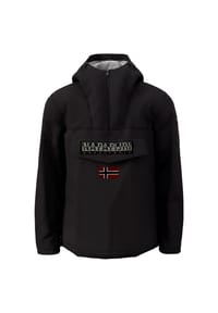 NAPAPIJRI - Herren Winterjacke - RAINFOREST WINTER 3, Iconic, Logo, Regular Fit, einfarbig - Schwarz
