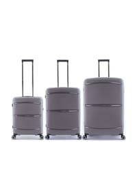 Saxoline® Taupe Koffer-Set mit praktischem TSA-Schloss Bild 1