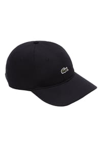 LACOSTE - Unisex Cap - Baseball Cap, Baumwolle, Croco Logo, One Size, einfarbig - Dunkelblau