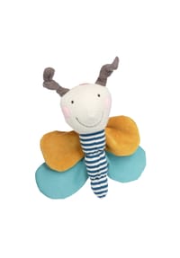 sigikid® - Greifspielzeug Schmetterling, Green Collection - gelb
