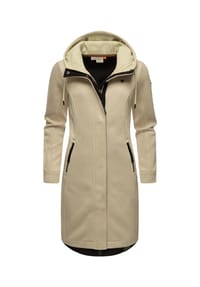 ragwear™ - Kurzmantel Letti Long Bonded - Ecru
