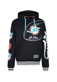 RE:COVERED - Kapuzensweater NFL Dolphins Go Fins für alle Miami Dolphins-Fans - Black