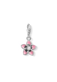 Thomas Sabo Glam & Soul - Charm-Anhänger Rosa Blume  - silber, pink
