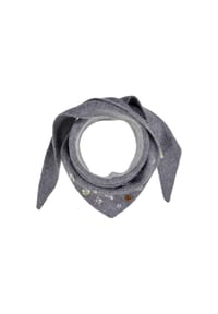 SEEBERGER - Dreiecksschal, Schmuckdetails, für Damen - 14 SMOKE GREY