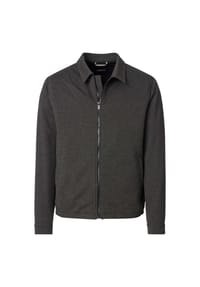 VENTI - Herren Blouson uni - Dunkelbraun