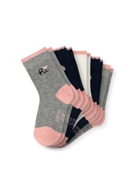 SCHIESSER - Mädchen Socken, 5er Pack - "Legwear Kids", Muster, Baumwolmischung - Blau