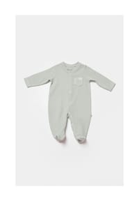 biorganic - Strampler mit Waffelstruktur, Bio Baumwolle, GOTS zertifiziert, Unisex - Beige