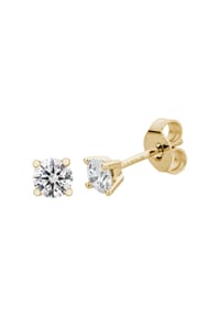LYOMI - Ohrstecker 585/- Gold 2 Diamant Lab Grown 0,50ct. - gelb
