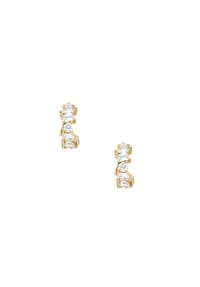 FOSSIL ELLIS - Fossil Damen Ellis Mixed Shapes goldfarbene Messing-Creolen, JA7297710 - GOLD