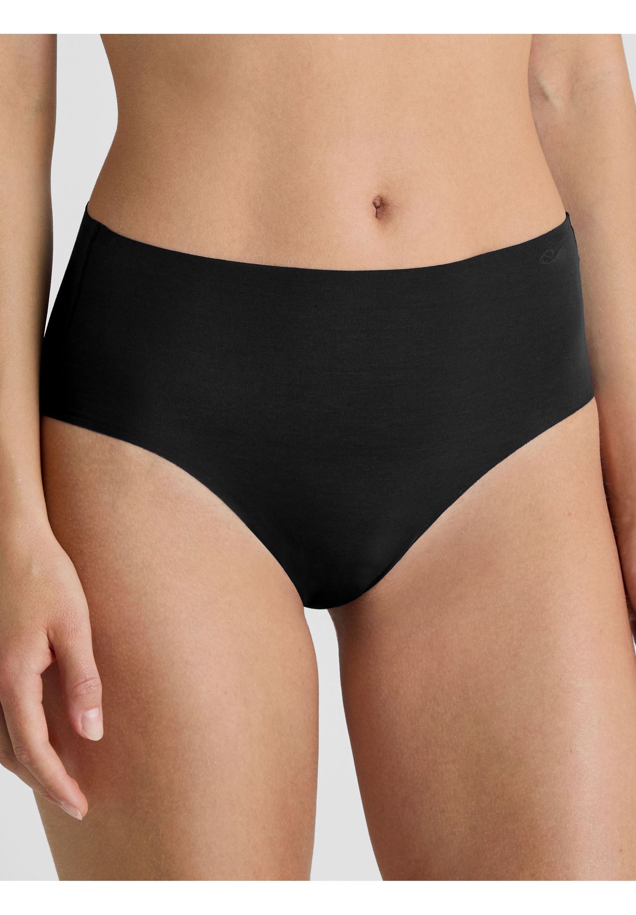 Calida Natural Skin Midislip, Nahtlos, Uni, FüR Damen, Schwarz, L
