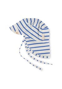 sigikid® - Hut Tiger & Löwe ,  für Babys - Weiß-Blau gestreift