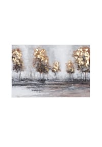 GILDE - Bild "Waldlichtung" - goldfarben