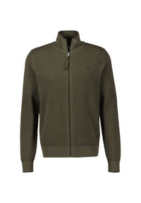 LERROS - Melange-Strickjacke für Herren - BLACK