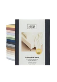 SCHÖNER WOHNEN KOLLEKTION - Spannbettlaken FLAT - Anthrazit