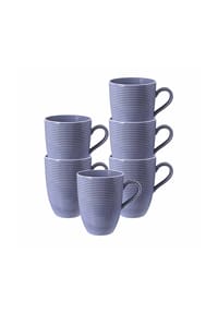 Seltmann Weiden Kaffeebecher Beat Color Glaze 350 ml 6er Set - BEAT - beige