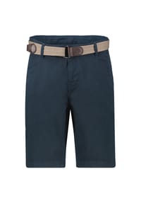 LERROS - Bequeme Chino-Bermuda mit Gürtel und Minimalprint - DARK GRAPHITE